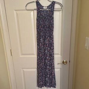 Maison Jules XXS Floral Halter Maxi Dress